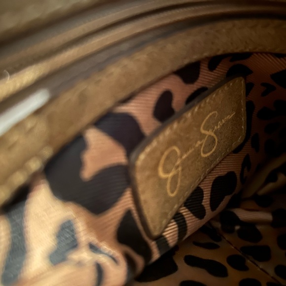 Jessica Simpson Cross Body purple Burnt Orange Brown Fall Colors - Picture 7 of 9